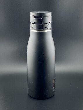 Lululemon Water Bottle Take A Moment Black Grippy Hot/Cold 17 oz